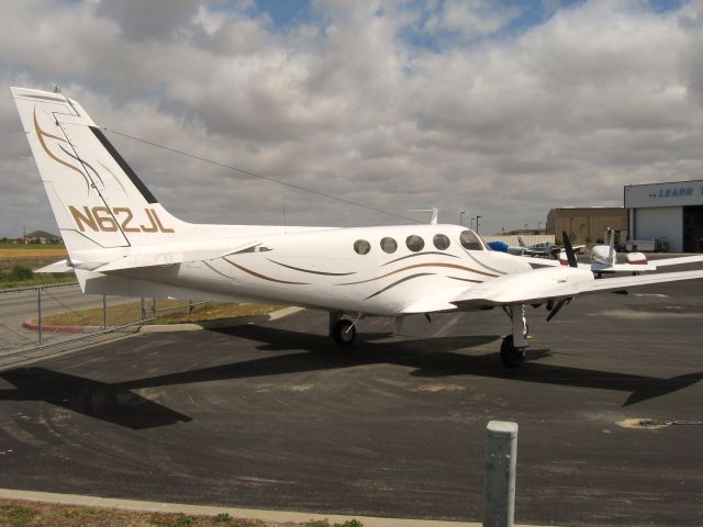 Cessna 340 (N62JL) - PARKED AT FRENCH VALLEY