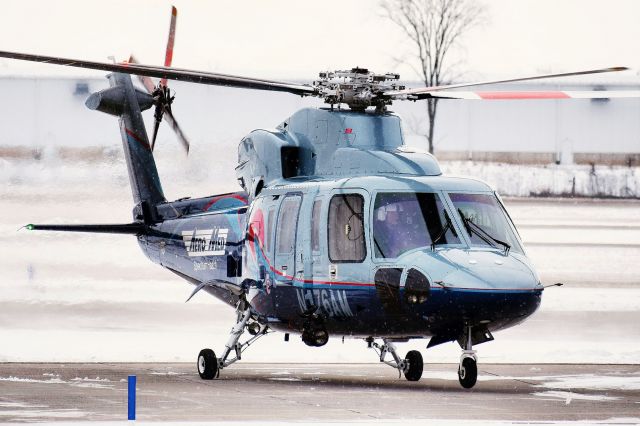 Sikorsky S-76 (N176AM) - 2007 Sikorsky S-76C opby Spectrum Health AeroMed training at their helipad/base at the Gerald R Ford Intl Airport (KGRR)