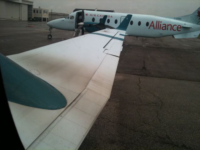 Beechcraft 1900 — - B190 parked on the ramp in  toronto ready to go to CYFD
