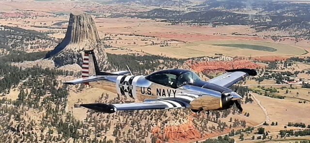 North American Navion (N4591K) - Devils Tower