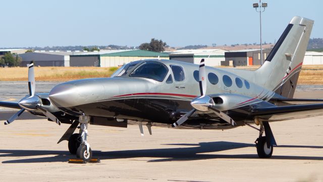 Cessna Chancellor (N812SR) - Sitting on the ramp before heading back to Chino a few hours later