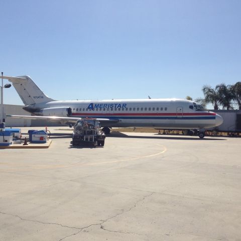 Douglas DC-9-10 (N784TW) - At Chino CA (KCNO) on 4/16/2016. What an ugly little plane.