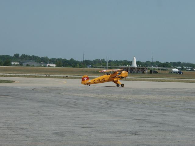 SSH T-131 Jungmann (C-FLAE) - Flew in for the Michigan Aerobatic Open. Pilot built the plane himself.