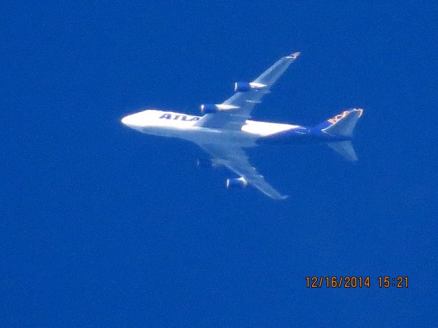 Boeing 747-400 (N477MC) - Atlas Air flight 2862 from SDF to PHX over Southeastern Kansas at 38,000 feet