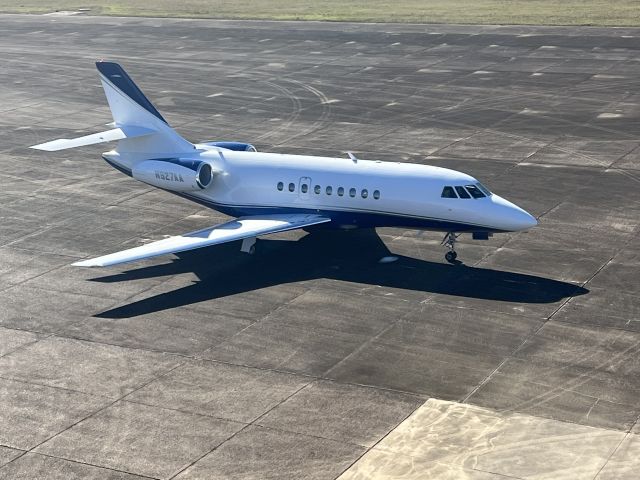 Dassault Falcon 2000 (N927AA) - Standing in the original 1940’s Army tower.  