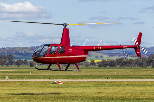 Robinson R-44 (VH-EXD) - Hughes Helicopters (VH-EXD) Robinson R44 Raven II at Wagga Wagga Airport