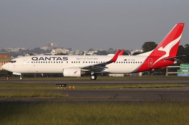 Boeing 737-800 (VH-VZA) - on 31 October 2018