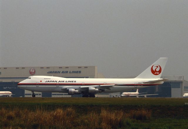 Boeing 747-200 (JA8127) - Departure at Narita Intl Airport Rwy34 on 1987/05/10