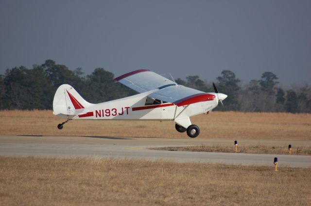 Grumman Tr2 (N193JT) - Light crosswinds at Lone Star catching up with the Cub.