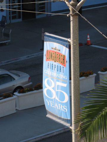— — - At Long Beach Airport