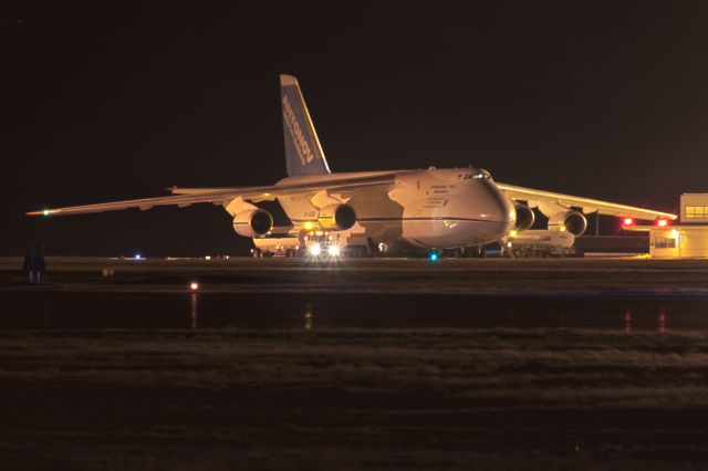 Antonov An-124 Ruslan (UR-82008) - Late night HDR of An-124