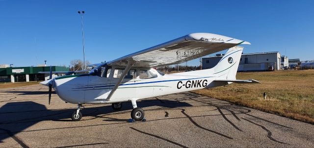 Cessna Skyhawk (C-GNKG) - Parked on the ramp at Red Deer main terminal