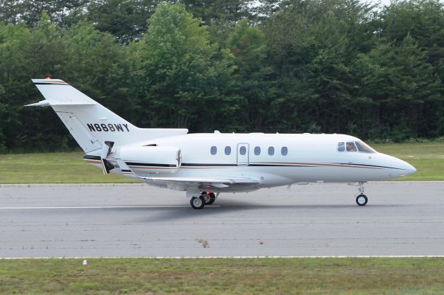 Hawker 800 (N888WY) - Folks from Bank of America in town.