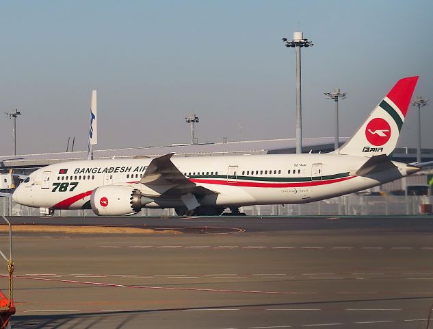 Boeing 787-8 (S2-AJU) - Photo taken on Jan 12, 2024.br /BG376/12 DAC-NRT