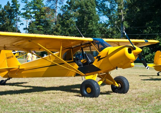 Piper L-21 Super Cub (N822TB) - EAA Fly-In Laneys Airport (N92)  10-02-10