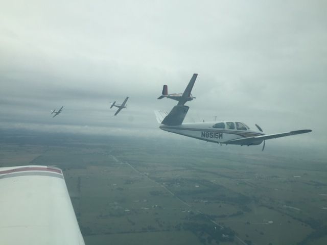 N8515M — - Texas V-tails formation clinic FFI checkride