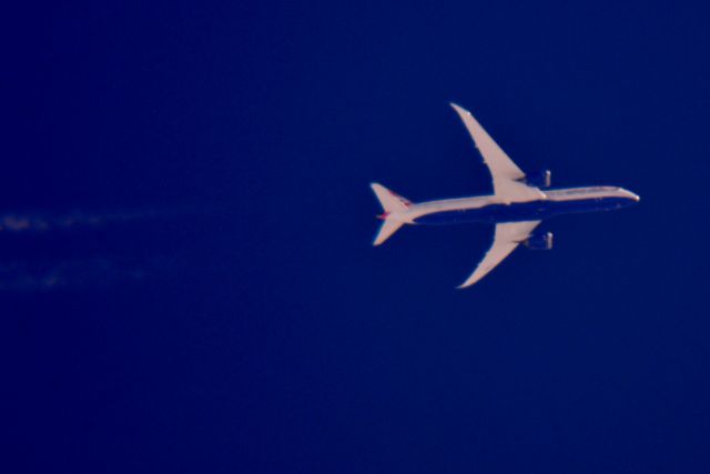 Boeing 787-9 Dreamliner (G-ZBKE) - British Airways 191 London Heathrow to Austin-Bergstrom Intl over Cleveland 40,000 ft. 08.21.16.