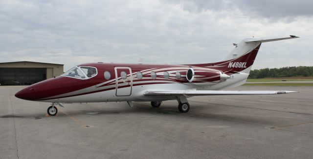 Beechcraft Beechjet (N488KL) - A Beechcraft Beechjet 400A on the ramp at Pryor Field Regional Airport, Decatur, AL - April 17, 2017.