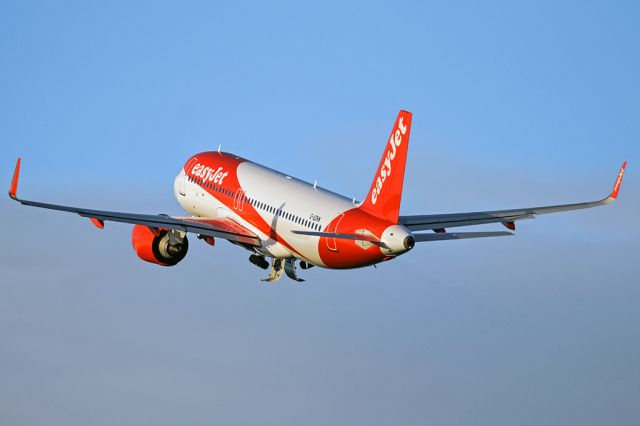 Airbus A320neo (G-UZHN) - Early morning departure for EZY1803 to Keflavik with one of EZY's recently delivered A320Ns.