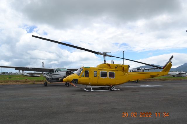 Bell VH-1 (P2-PAN) - Arrived from Papua New Guinea 17th Feb 2022. Into storage pending sale and disposal. ex Pacific Helicopters