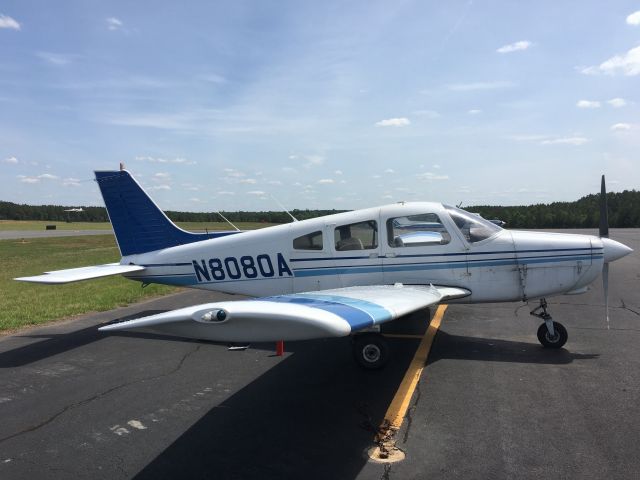 Piper Cherokee (N8080A) - Learning to fly a new type of airplane - the Piper PA-28! The first one I flew at the club was N8080A. June 1, 2021.