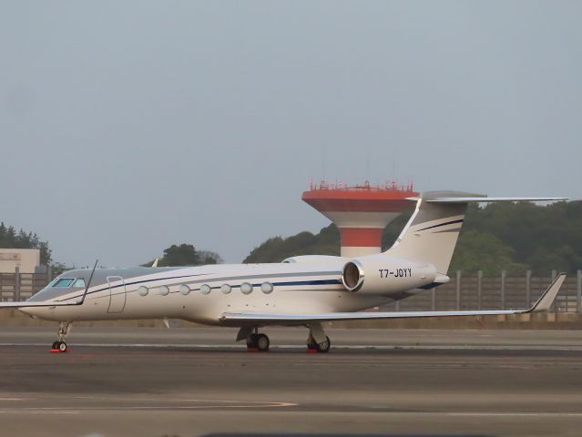 Gulfstream Aerospace Gulfstream V (T7-JOYY) - Photo taken on Apr 14, 2023.