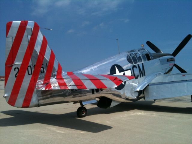 North American P-51 Mustang (NL251MX) - "Betty Jane" a restored North American P-51C,  during a visit to The Aviation Museum of Kentucky recently... "Betty Jane" is part of the Collings Foundations "Wings of Freedom" exhibit touring the country....