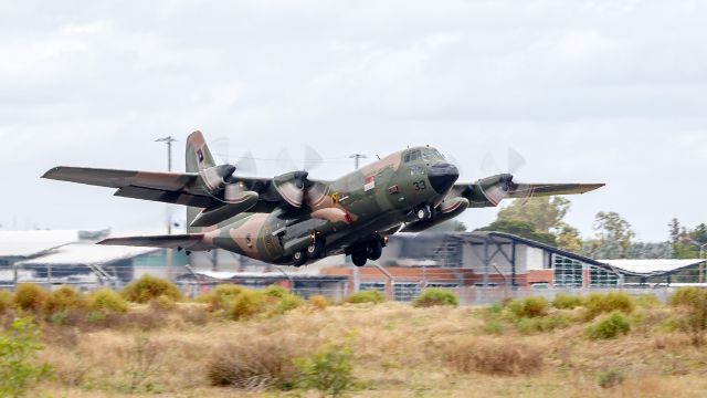 Lockheed C-130 Hercules (00733) - RESAF C-130H Taking off at Rockhampton