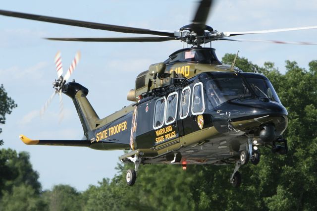 BELL-AGUSTA AB-139 (N381MD) - June 23, 2021 - landed Frederick base 