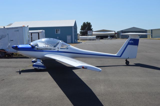 HOFFMANN H-36 Dimona (N87PS) - Parked on the ramp at Independence (7S5). 