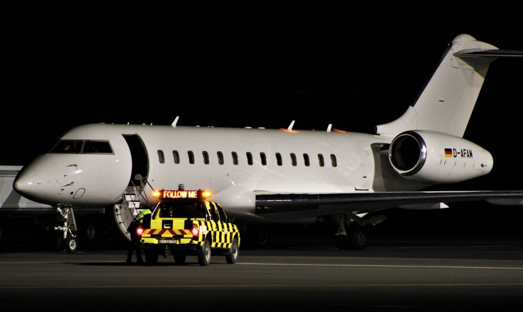 Bombardier Global Express (D-AFAM) - Santa Maria Island International Airport - LPAZ. February 16, 2022.