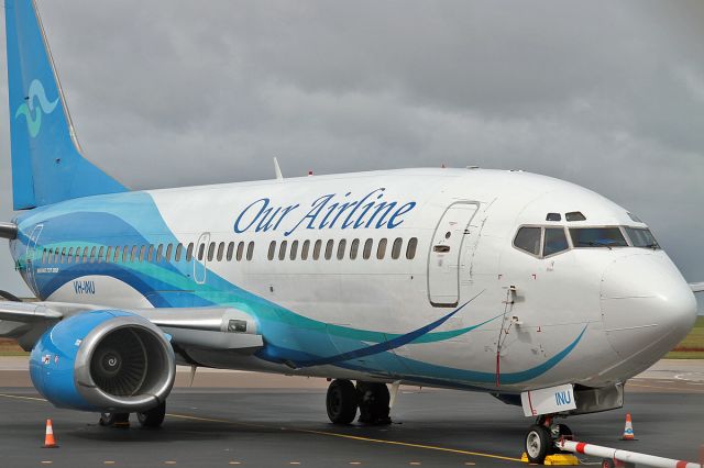 BOEING 737-300 (VH-INU) - Parked