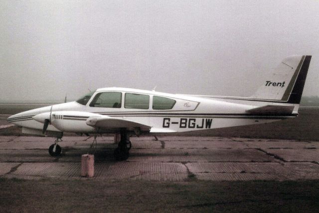 Grumman GA-7 Cougar (G-BGJW) - Seen here on 7-Apr-84.br /br /Reregistered G-OOGS 19-Jun-98.br /Registration cancelled 21-May-18 as permanently withdrawn from use.