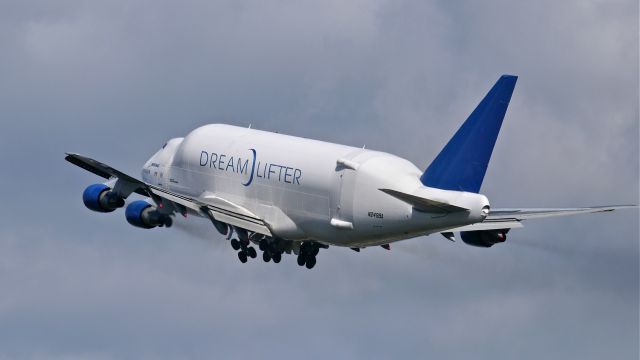 Boeing 747-400 (N249BA) - GTI4512 climbs from Rwy 34L to begin a flight to RJGG / NGO on 10/1/14. (LN:766 / cn 24309).