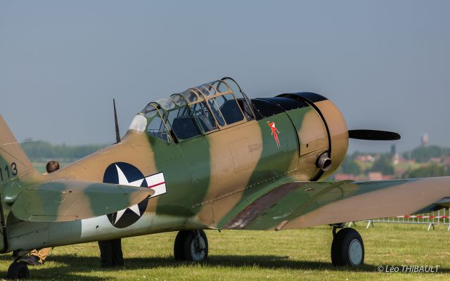 North American T-6 Texan (F-AZAU) - North American T 6G-1-NH Texan, Lens-Bénifontaine Airfield (LFQL)