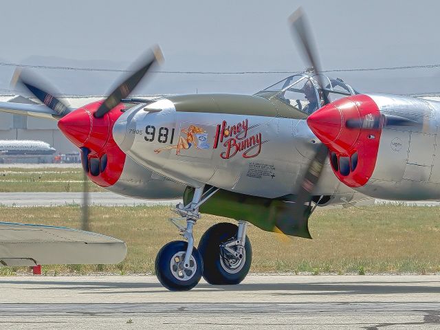 Lockheed P-38 Lightning (N7723C) - taken at The Plane of Fame Airshow May 2019.br /Great airshow and museum.