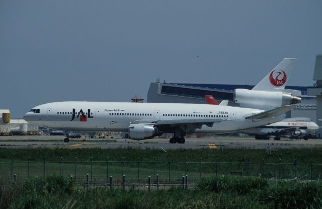 McDonnell Douglas DC-10 (JA8535) - Departure at Narita Intl Airport Rwy34 on 1990/05/27