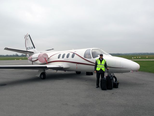 Cessna Citation 1SP (N308JM) - At Cambridge UK.