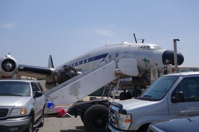 — — - This was General McArthers transport aircraft "Bataan"  Super Constellation.  Chino, Planes of Fame