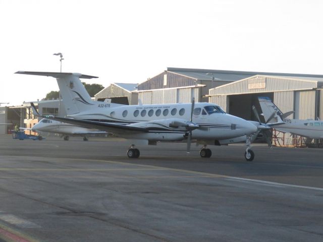 Beechcraft Super King Air 350 (A32670) - Taken near the Platinum hangar, parking for the night