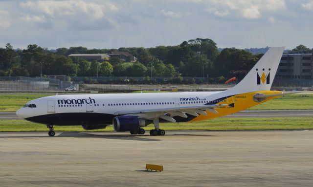 Airbus A300F4-600 (G-MONS) - Monarch Airbus A300B4-605R G-MONS in London Gatwick Airport