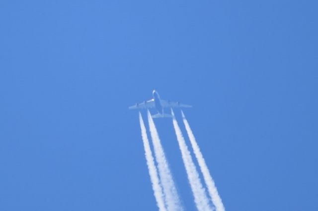 Airbus A380-800 (G-XLEI) - BAW286 overflying Northern Ireland at FL410 on 14 March 2016