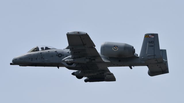 Fairchild-Republic Thunderbolt 2 — - Maryland Air National Guard A-10 on a low pass