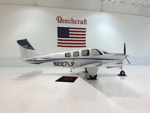 Beechcraft Bonanza (36) (N227LP) - Taking delivery 2015 G36