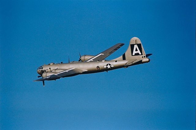 Boeing B-29 Superfortress (N529B) - CAF's B-29 Fifi after making a fly by at an Oklahoma City Air Power Air Show