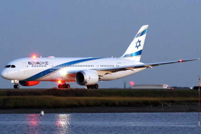 Boeing 787-8 (4X-ERD) - EL AL's newest Dreamliner departing BOS on 9/14/23.