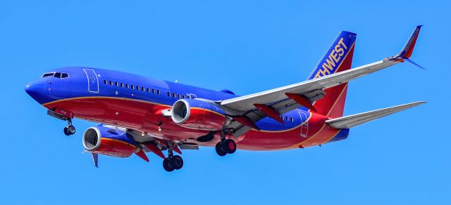 Boeing 737-700 (N7732A) - N7732A Southwest Airlines Boeing 737-7BD s/n 34861 - Las Vegas - McCarran International Airport (LAS / KLAS)br /USA - Nevada April 30, 2021br /Photo: Tomás Del Coro