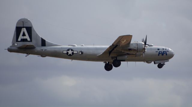 Boeing B-29 Superfortress (FIFI) - FiFi Take off from the Capital Air show flight Line, Mather Field, Sacramento