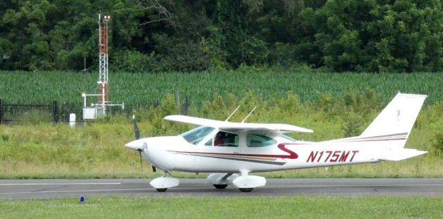 Cessna Cardinal (N175MT) - On the active runway is this 1977 Cessna Cardinal 177B in the Summer of 2021.