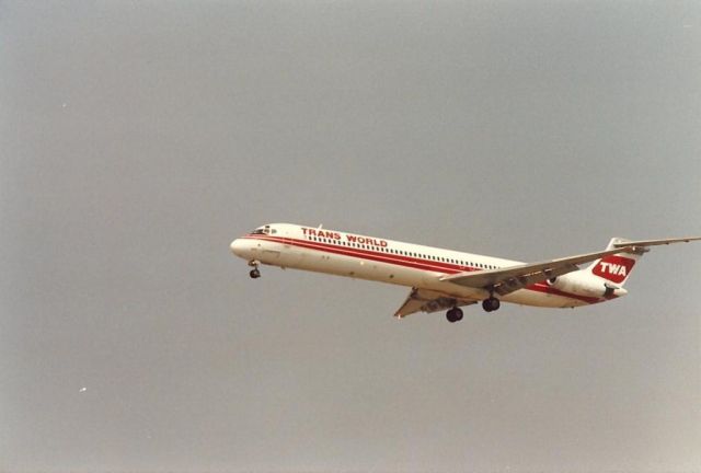 McDonnell Douglas MD-80 — - TWA MD80 landing at LAX in the early 1980s